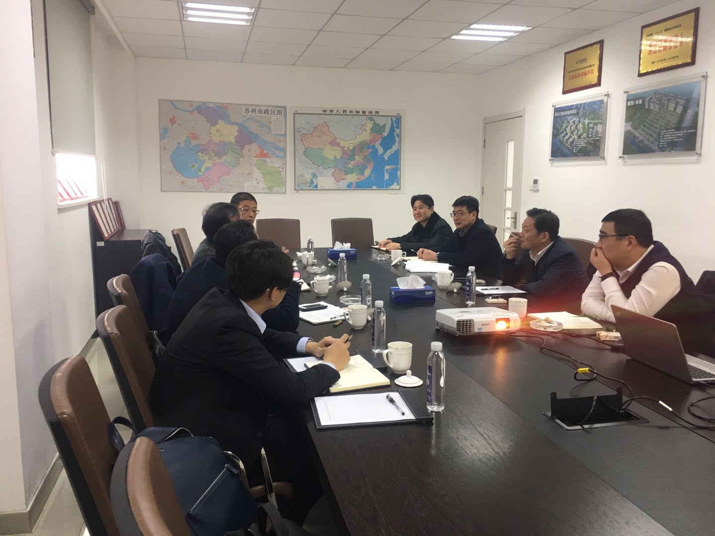 省建筑协会成际贵会长调研嘉盛远大